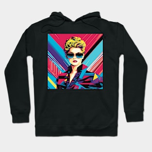 Beyond Time: A Timeless Woman of the 80s Hoodie